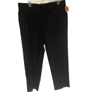 Alfant black nwt pockets zipper dress pants polyester blend size 44/30 READ new